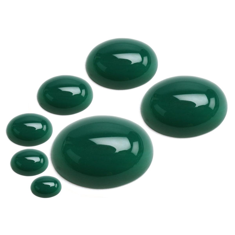 Oval Green Onxy Cabochon - Otto Frei