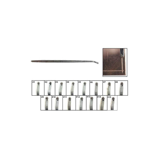 Oval Millgrain Tools-Sizes 1 to 15 - Otto Frei