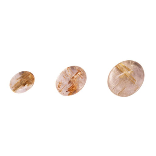 Oval Rutilated Quartz Cabochon