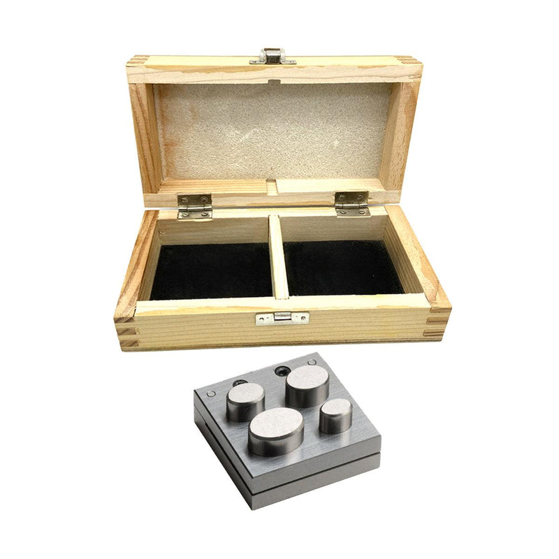 Oval Shaped Set of 4 Disc Cutters in Wood Box - Otto Frei