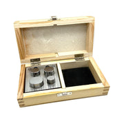 Oval Shaped Set of 4 Disc Cutters in Wood Box - Otto Frei