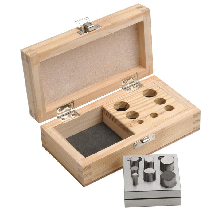 Oval Shaped Set of 7 Disc Cutters in Wood Box - Otto Frei
