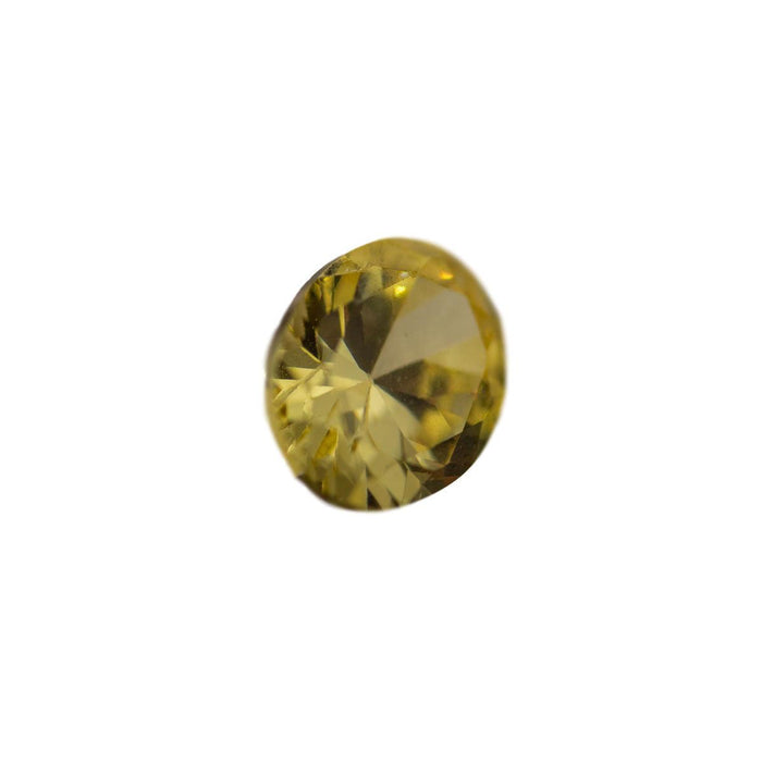 Oval Synthetic Canary Yellow 8x6mm Cubic Zirconia - Otto Frei