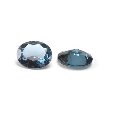 Oval Synthetic Ocean Blue Zircon Spinel - Otto Frei
