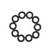 Pack 10-Jura Replacement Black O-Rings for Jura Artgraver Handpiece - Otto Frei