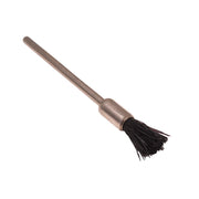 Pack-12 Stiff 3/8" Natural Bristle End Brushes-Mounted on 3/32" Shanks - Otto Frei