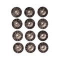Pack-12 Supra MK 5/8" Soft Natural Bristle Brushes-Unmounted With 1/8" Hole