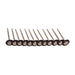 Pack-12 Supra MM Stiff 9/16" Thin Single Row Natural Bristle Brushes-Mounted On 3/32" Shanks - Otto Frei