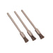 Pack-3 Supra ME Soft 1/4" Trim Natural Bristle End Brushes-Mounted on 3/32" Shanks - Otto Frei