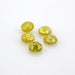 Pack-5 Rock Deco Natural Rose Cut Diamonds-2mm Yellow - Otto Frei