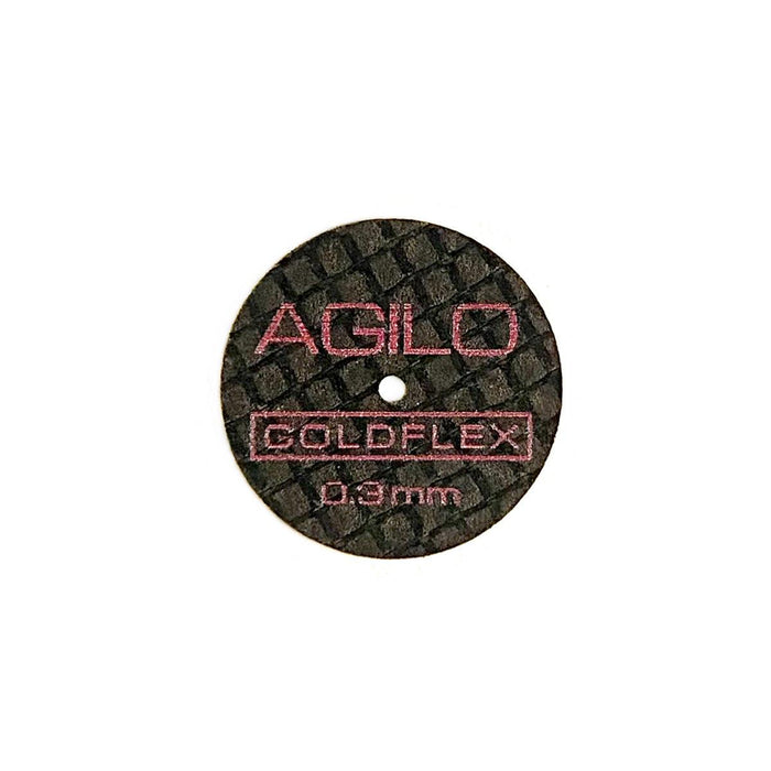 Pack of 10-AGILO GOLDFLEX Red 0.3mm x 22mm Separating Discs - Otto Frei