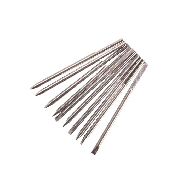Pack of 10-Bergeon 30080-0.80mm Screwdriver Blades - Otto Frei