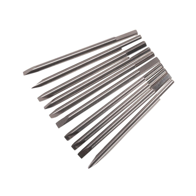 Pack of 10-Bergeon 30080-1.60mm Screwdriver Blades - Otto Frei