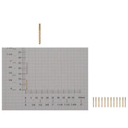 Pack of 12- Yellow Gold Filled Heavyweight 0.84mm Friction Ear Posts - Otto Frei