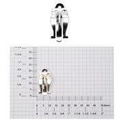 Pack of 2-Sterling Silver Ear Clip Heavy Lever Only - Otto Frei