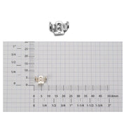 Pack of 2 - Sterling Silver Ear Clips Heavy Lug Only - Otto Frei