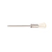 Pack of 24-White Horse Hair Medium Stiff End Brush-4.8mm x 9.5mm Mounted on 3/32" Shank - Otto Frei