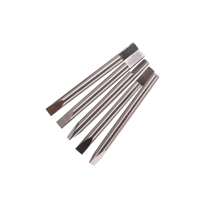 Pack of 5-Bergeon 30080-2.00mm Screwdriver Blades - Otto Frei