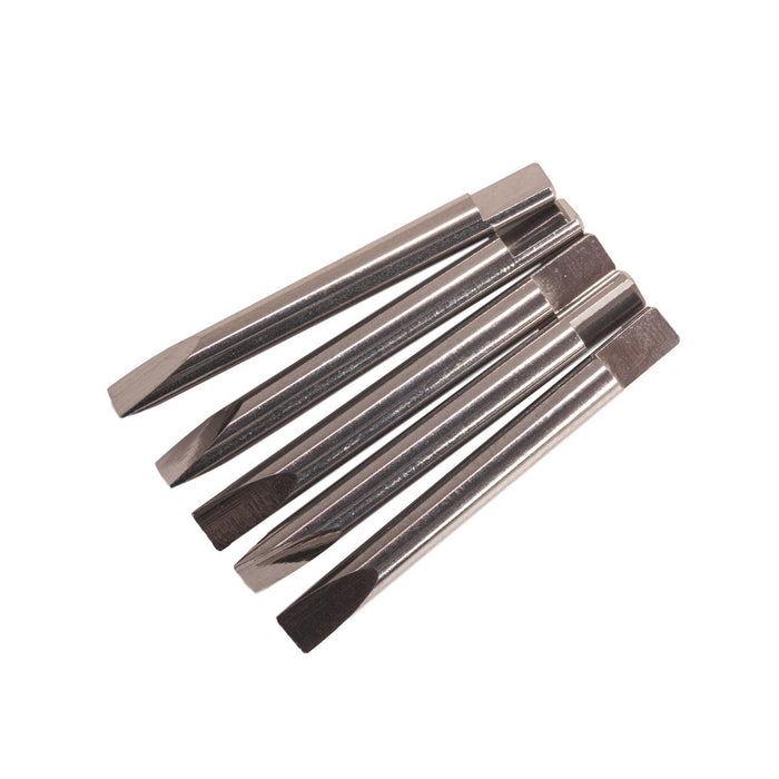 Pack of 5-Bergeon 30080-3.00mm Screwdriver Blades - Otto Frei