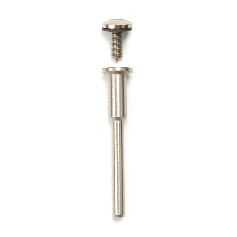pack of 6-Screw Mandrel 1/8" Diameter Shank-1/8" Screw-Large Head-Nickel Plated Steel - Otto Frei