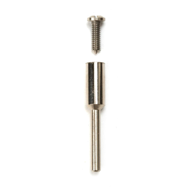 Pack of 6-Screw Mandrel-1/8" Diameter Shank-1/8" Screw-Reinforced Head-Nickel Plated Steel - Otto Frei