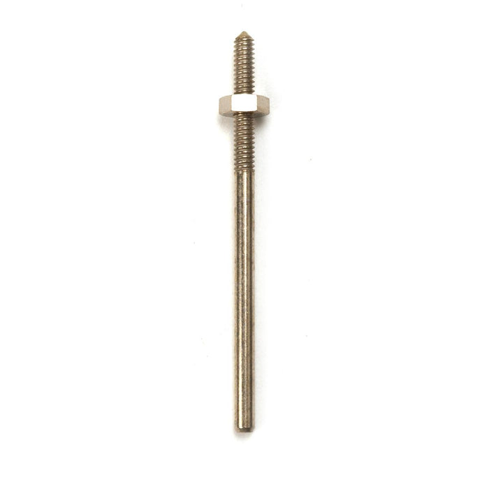 Pack of 6-Straight Threaded Mandrel with Nut-3/32" Diameter Shank-Nickle Plated Steel - Otto Frei