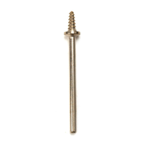 Pack of 6-Tapered 1/4" Threaded Point Mandrel-3/32" Diameter Shank-Nickle Plated Steel - Otto Frei