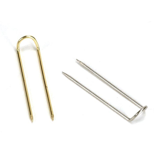 Packs of 100-White or Yellow Jewelry U-Pins - Otto Frei
