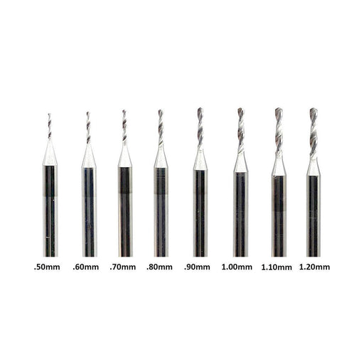 Packs of 2 AGILO-UNI HSS Universal Drills 0.5mm-1.2mm on 3/32” Shanks-Packs of 2 - Otto Frei