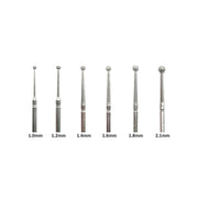 Packs of 5 AGILO-ULTRA Round Diamond Drilling Burs 1.0mm-2.1mm - Otto Frei