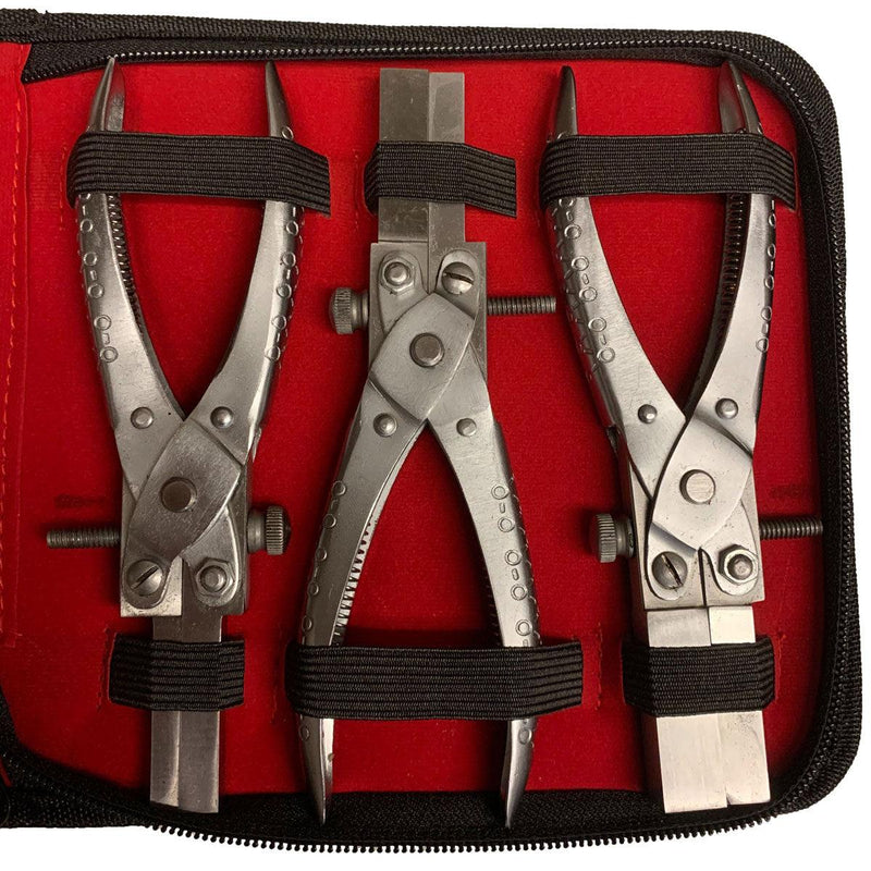 Parallel Forming Pliers Kit of 6-Various Round & Square Shapes - Otto Frei