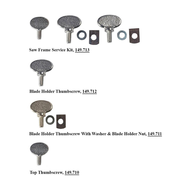 Parts for Jewelers Saw Frames - Otto Frei