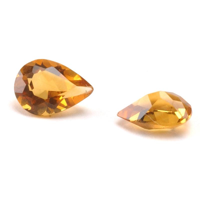 Pear Faceted Genuine Citrine - Otto Frei