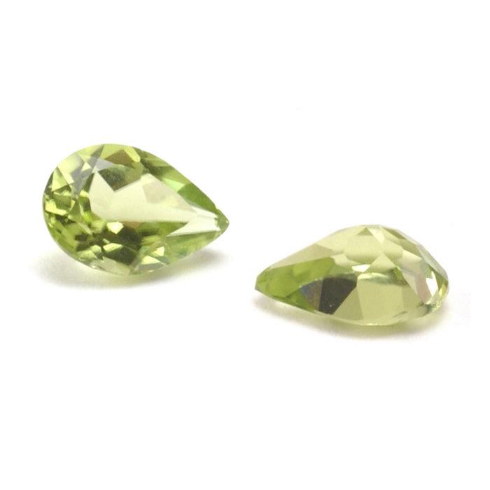 Pear Faceted Genuine Peridot - Otto Frei