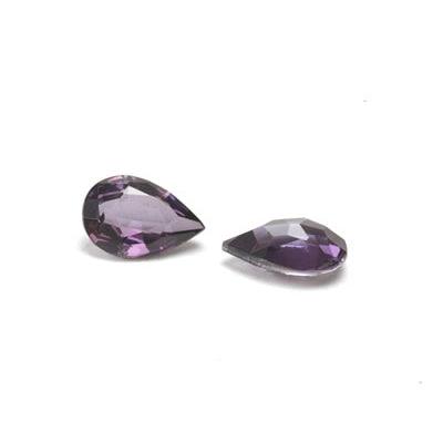 Pear Faceted Imitation Amethyst - Otto Frei