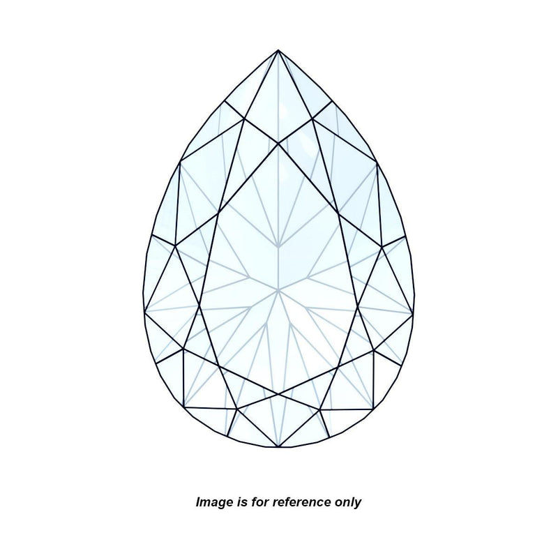 Pear Shape Moissanite - 9x6mm - Otto Frei