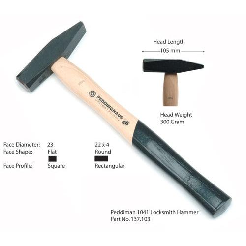 Peddiman 1041-300 Gram Locksmith Hammer 300 by Peddinghaus H - Otto Frei