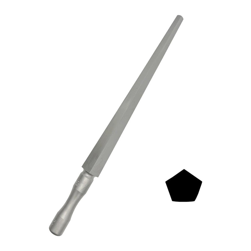 Pentagonal Large Bezel Mandrel 10mm to 25mm x 350mm-OMO Made in Italy - Otto Frei