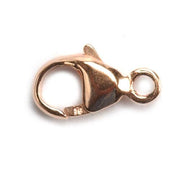 Pink Gold Filled Lobster Claw (Oval) - Otto Frei