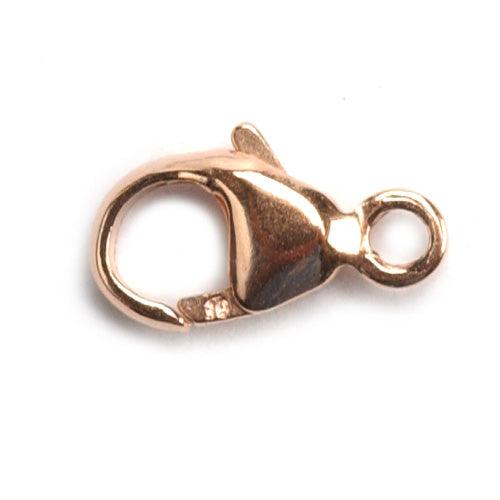 Pink Gold Filled Lobster Claw (Oval) - Otto Frei