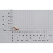 Pink Gold Filled Lobster Claw (Oval) - Otto Frei