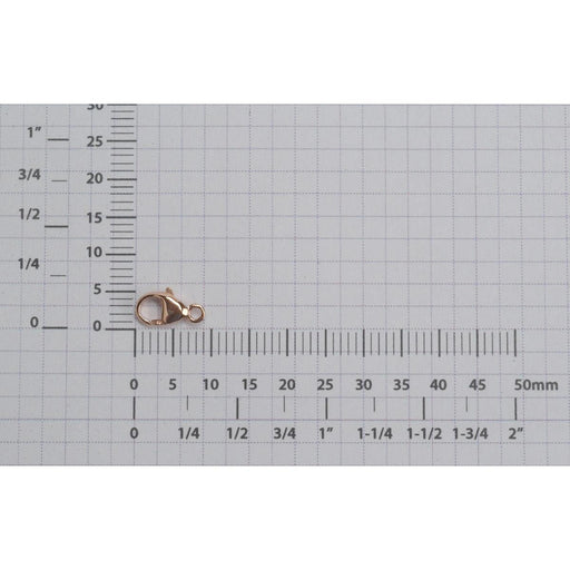 Pink Gold Filled Lobster Claw (Oval) - Otto Frei