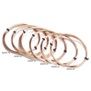 Pink Gold Filled Round Wire Half Hard 1/2 Ounce Coils - Otto Frei