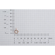 Pink Gold Filled Spring Rings Pack of 12 - Otto Frei