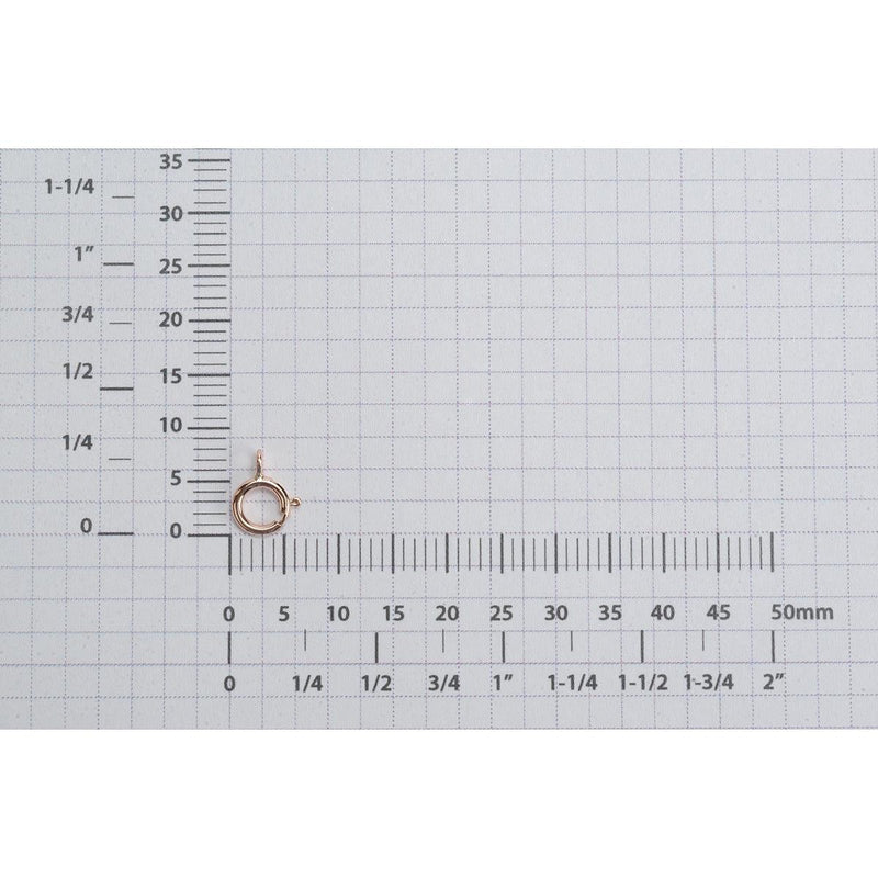 Pink Gold Filled Spring Rings Pack of 12 - Otto Frei