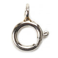 Anillo de resorte abierto de platino de 5 mm - Platino