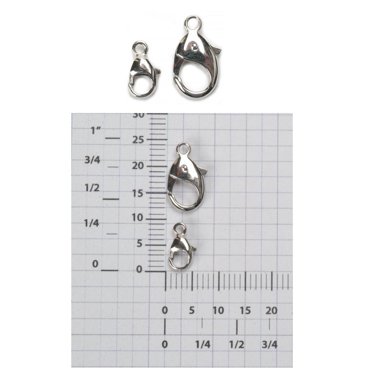   希少　バタフライ　ブローチ　925s Platinum Oval Lobster Claw Clasp with Ring | OttoFrei: Otto Frei