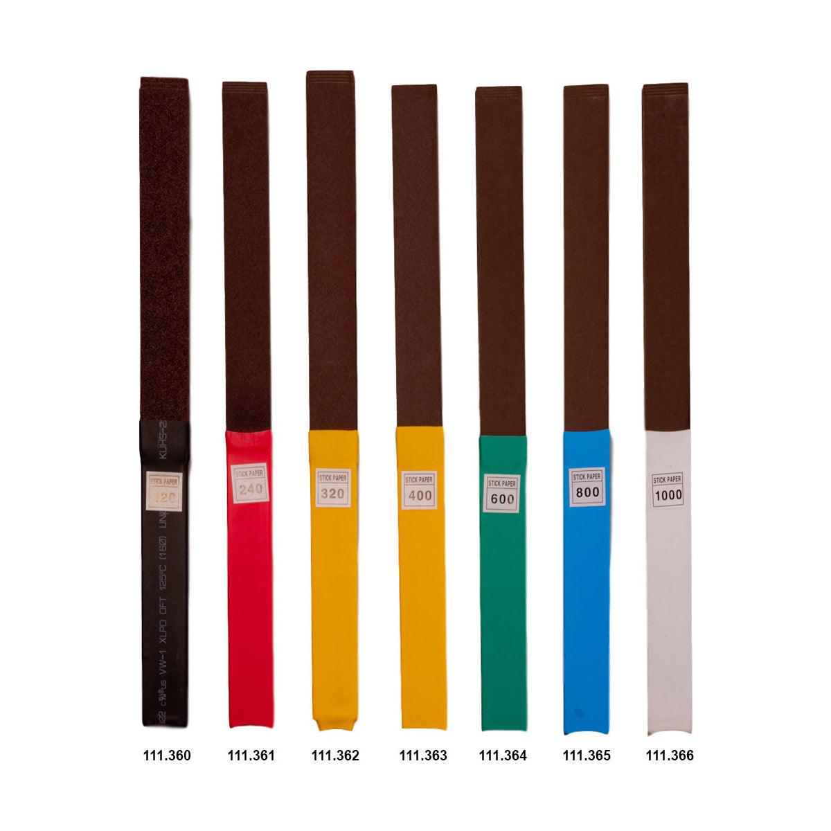 Layered Sticks Pro Buff Layered Abrasive Sticks | 120–1000 Grit — Otto Frei