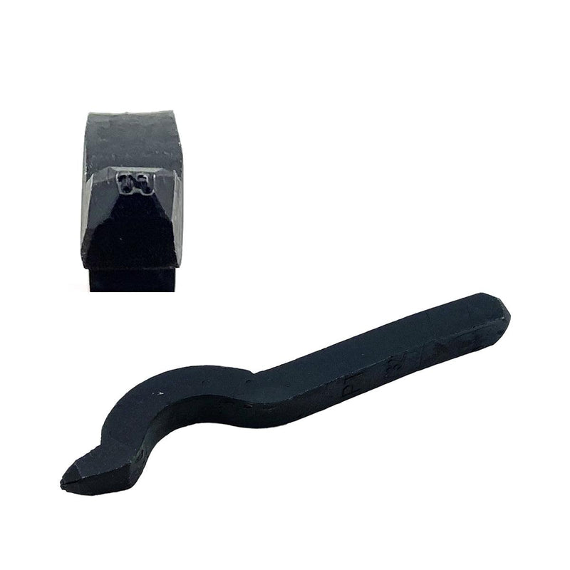 PT Bent Square Shank Hallmark Stamp-1/32" (0.75mm) Impression Height - Otto Frei