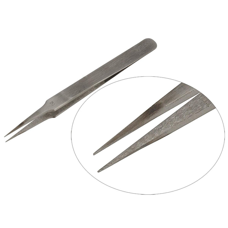 Quality # 2 Stainless Steel Tweezers - Otto Frei